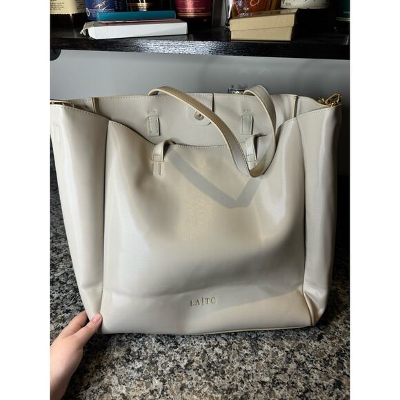 Leather Tote Bag Los Angeles Trading Company - Picture 3 of 4